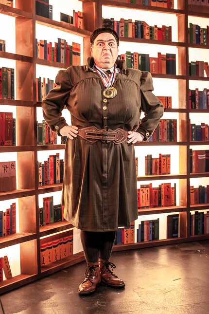 BJ Cleveland as Miss Trunchbull in Casa Mañana's production of "Matilda the Musical."