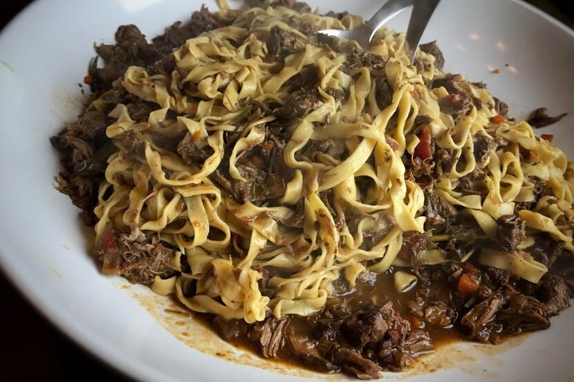 Long-simmered and aromatic, lamb bolognese takes your ragu game up a notch. Here it dresses...