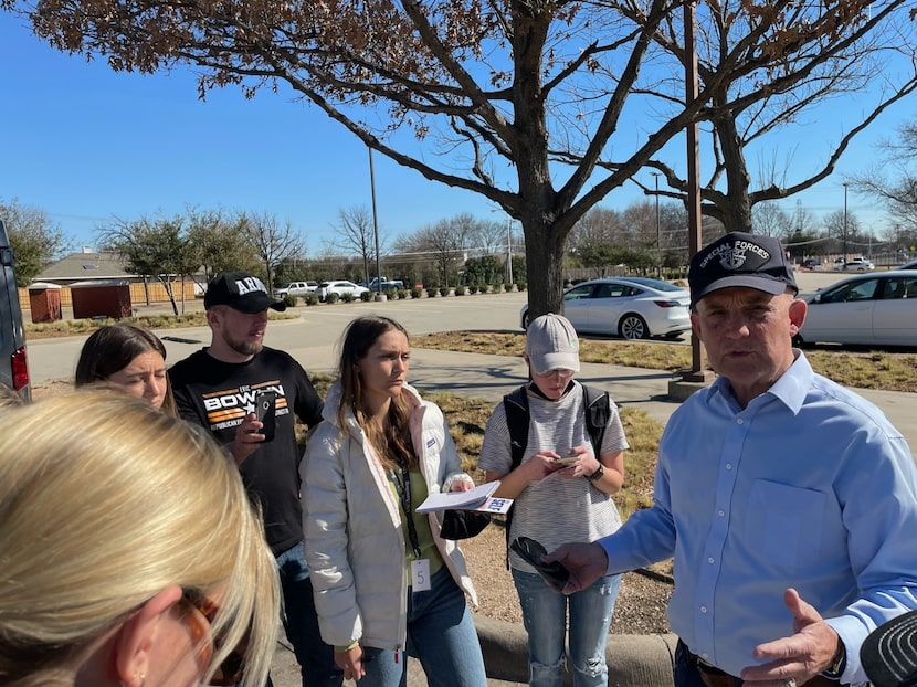 Keith Self, former Collin County judge running against Rep. Van Taylor in the 2022...