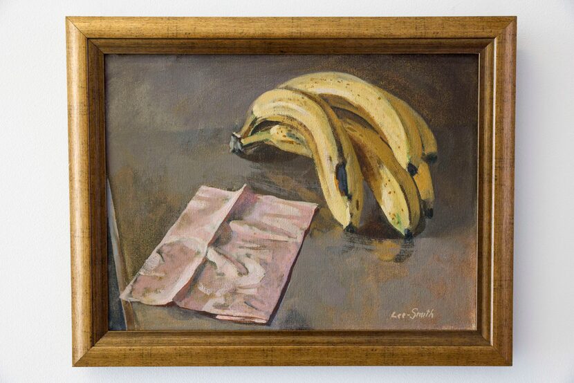 Hughie Lee-Smith’s 1978 oil painting “Bananas” pictured on display at Site 131 gallery in...