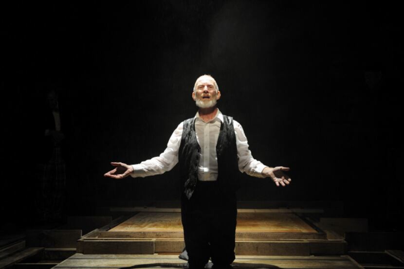 Brian McEleney stars in "King Lear," a joint production presented by Dallas Theater Center...