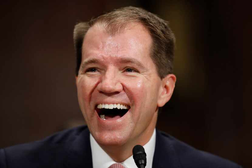 Don Willett testifies during a Senate Judiciary Committee hearing on nominations on Capitol...