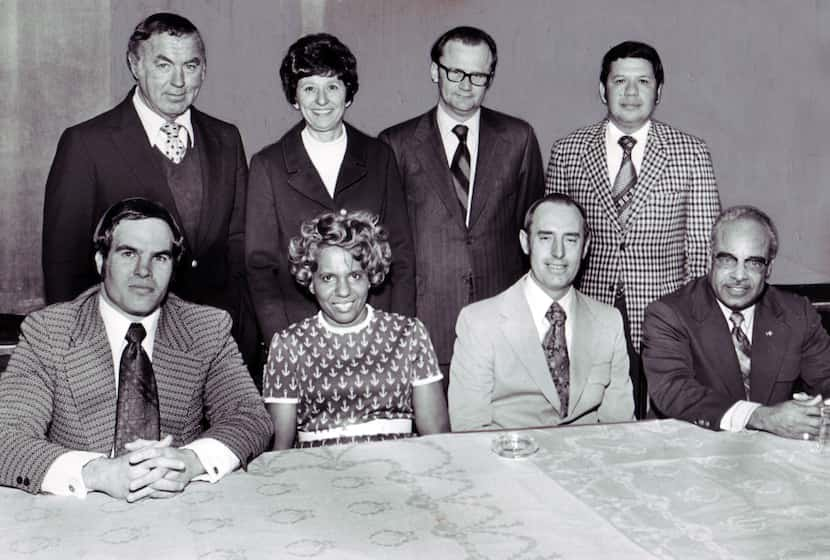 Citizens Charter Association candidates for City Council: (seated) Charles Terrell, Lucy...