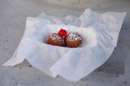 Fried Jell-O, best-taste winner in the Big Tex Choice Awards, at the State Fair of Texas