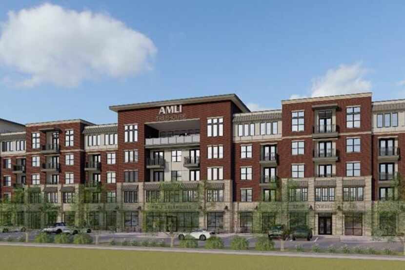 The Amli Tree House rental community is planned on Midway Road in Addison.