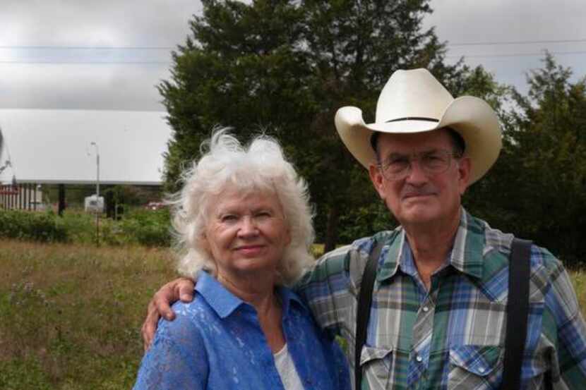 
Zada and Bill Pemberton’s land is adjacent to the city’s new horse park under construction...