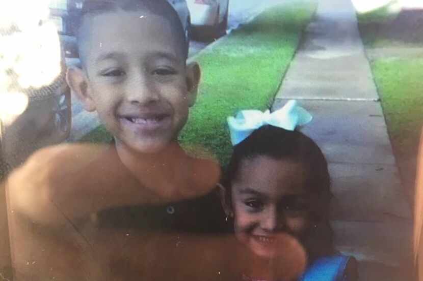 Hurst police are searching for Nathaniel Chairez, 9, and Genesis Madrigal, 5, who did not...