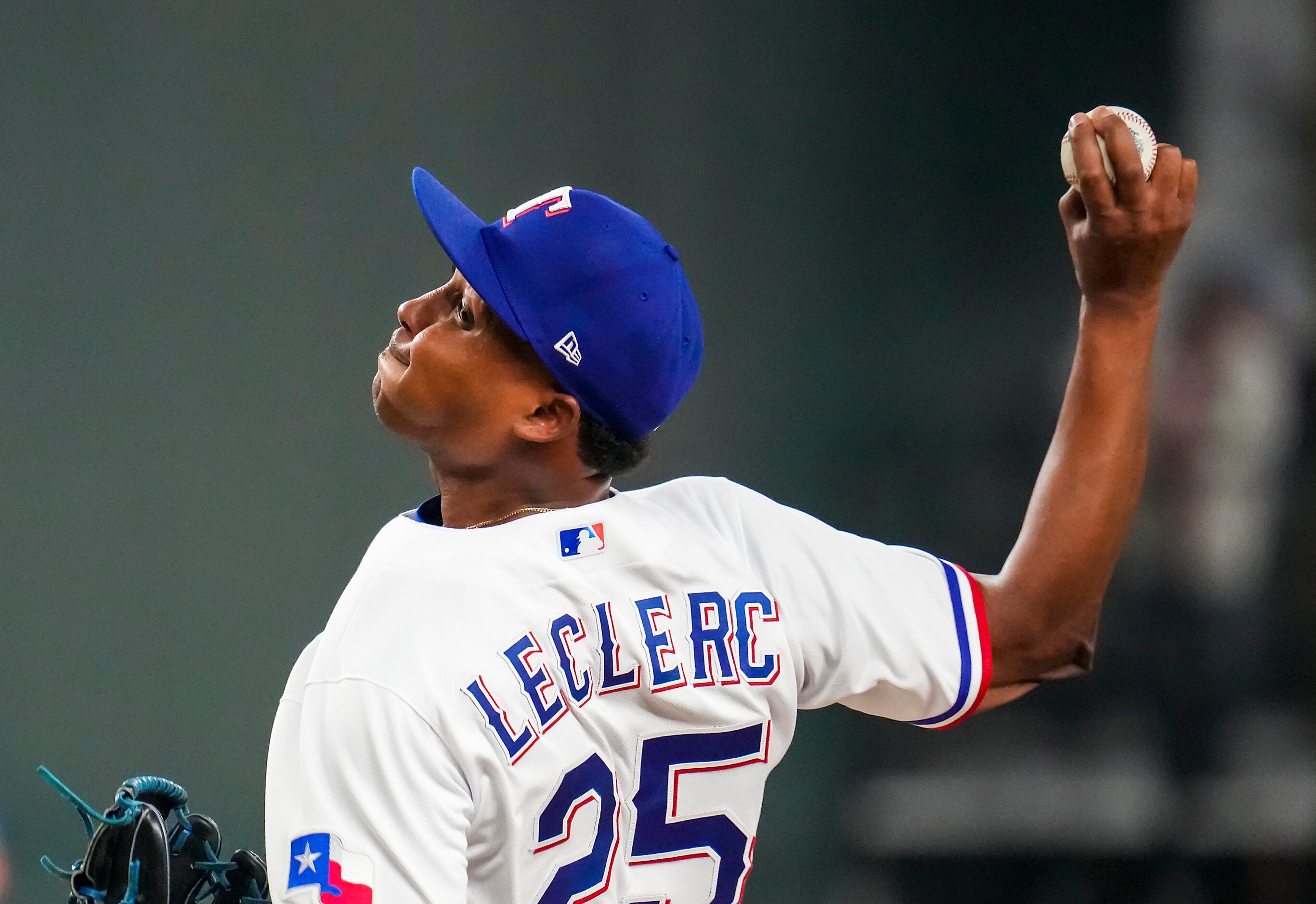José LeClerc closed the door for Rangers on opening day, but