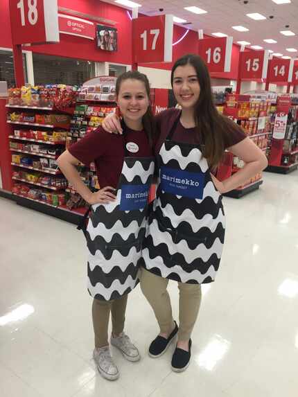 Even Target employees were decked out in the Finnish prints. 