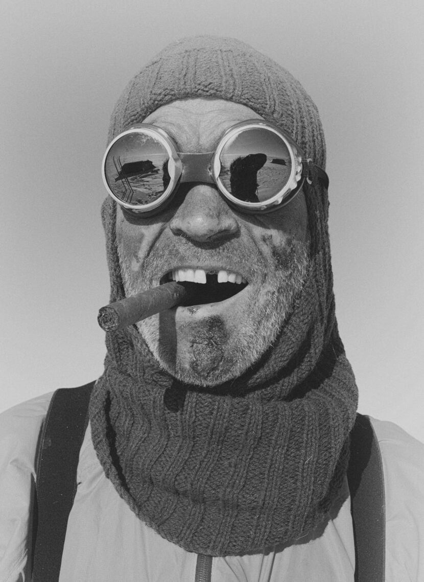 Henry Worsley in Antarctica, from David Grann's book The White Darkness. 