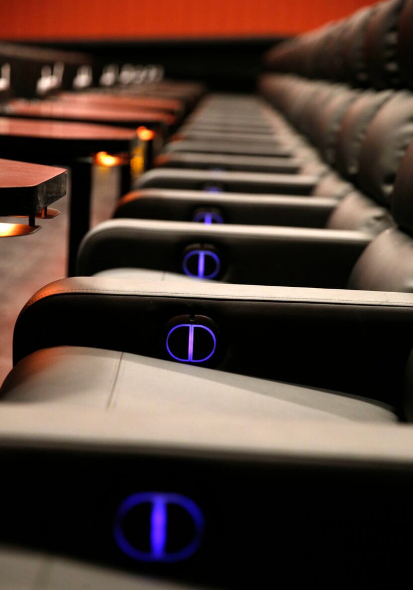 All the seats at Alamo Drafthouse in Lake Highlands -- that's more than 800 -- recline. The...