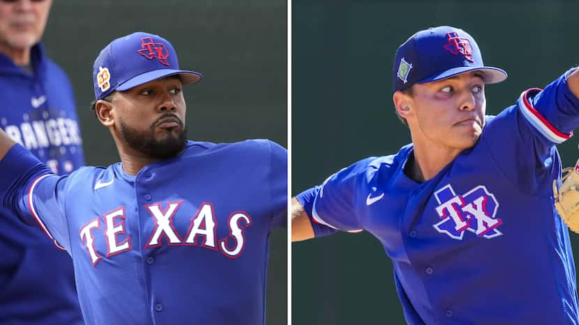 Kumar Rocker and Jack Leiter side by side.