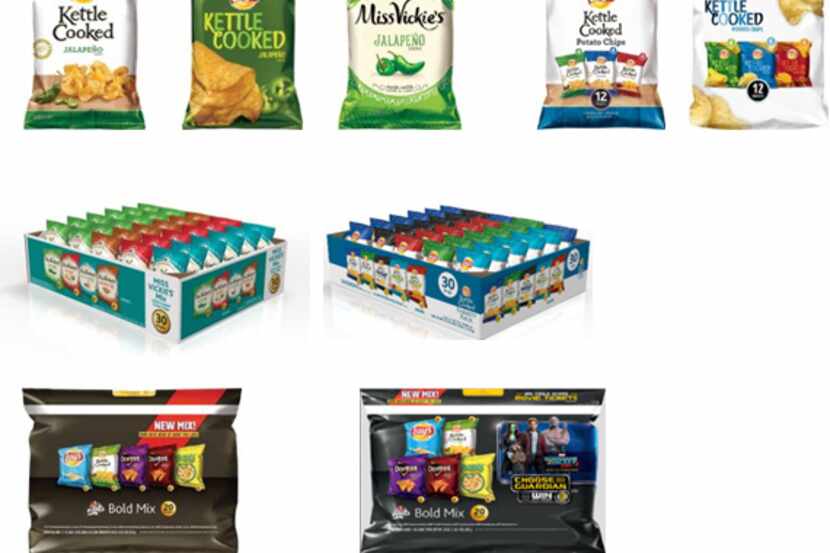 The products affected by the Frito-Lay recall issued Friday.