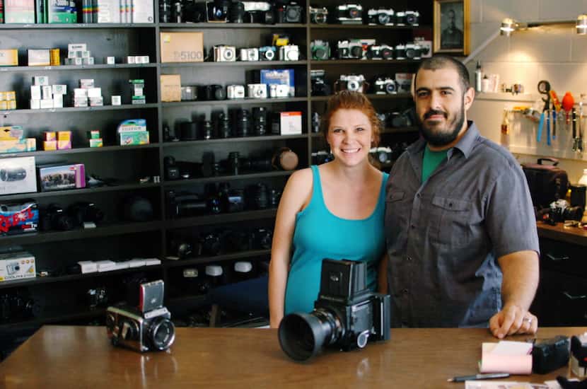 Armand Kohandani and his wife Ellen opened a camera shop, Denton Camera Exchange, at the old...