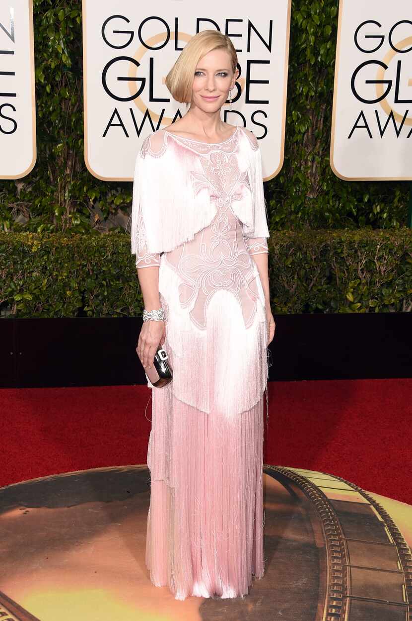 MISS: Cate Blanchett was amazingly underwhelming in a fringed-floorsweeper from Givenchy. 