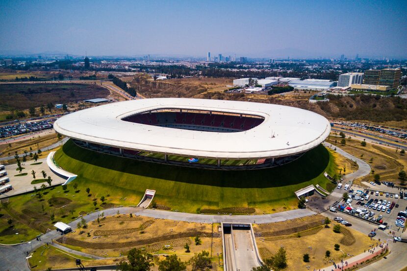 El Estadio Akron, casa de las Chivas de Guadalara.