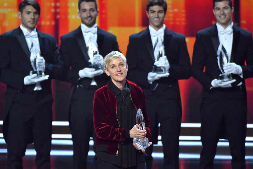 Ellen DeGeneres won People's Choice Awards for favorite animated movie voice, favorite...