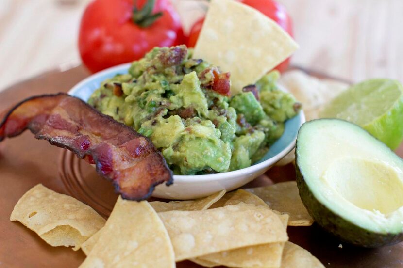 
Maple-bacon guacamole follows the basic method for making guac with several creative...