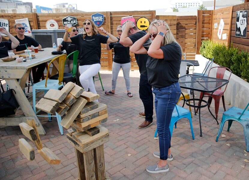 Kim Espinoza (right) and Craig Lashley (second from right) were dejected as Tanya Morales...