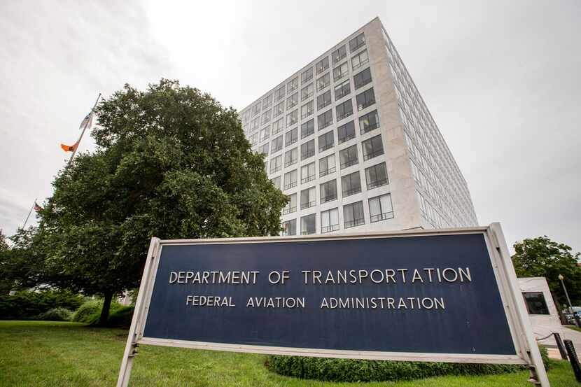 FILE - In this June 19, 2015 file photo, Department of Transportation Federal Aviation...