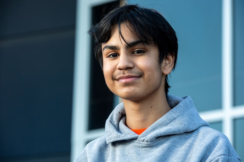 Freshman aviation student Israel Olivares poses for a photo at the Career Institutes South...