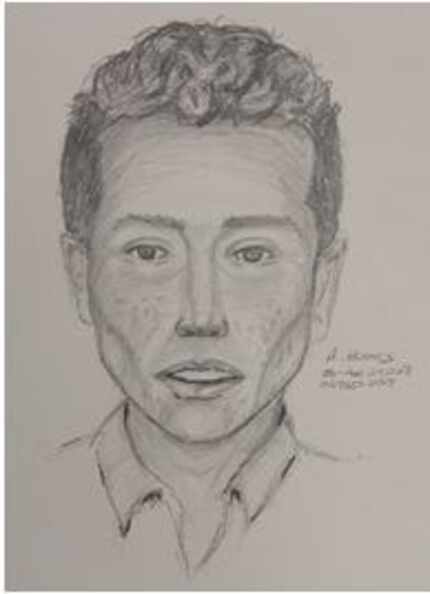 Police released a sketch of the suspect.