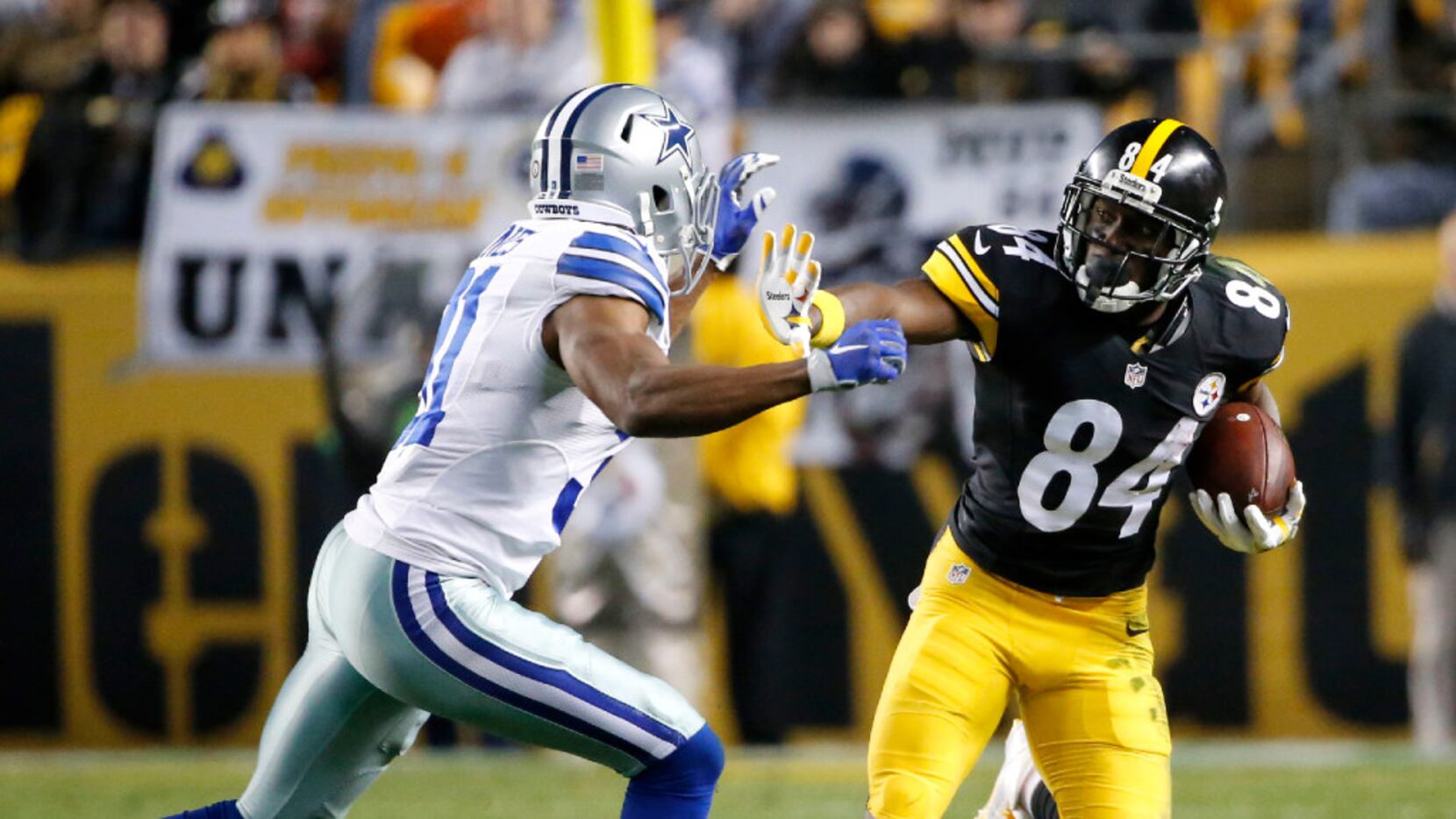 Oddsmakers think Antonio Brown could be a target for the Cowboys