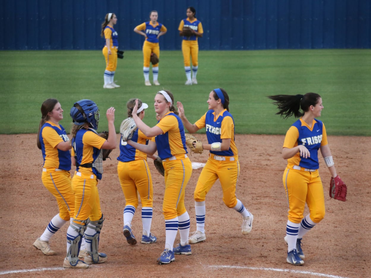 The Frisco High Raccoons played the Frisco Wakeland Wolverines in girls softball on March 28. 