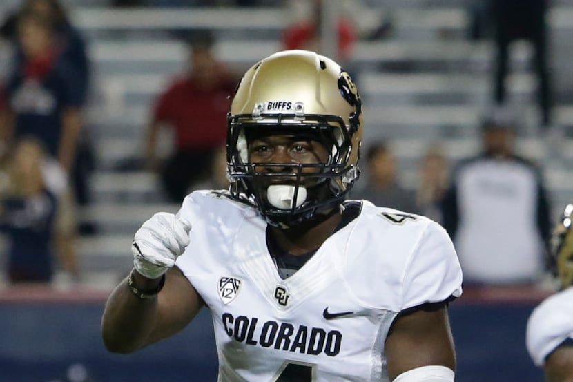 Colorado defensive back Chidobe Awuzie (4) during the first half of an NCAA college football...