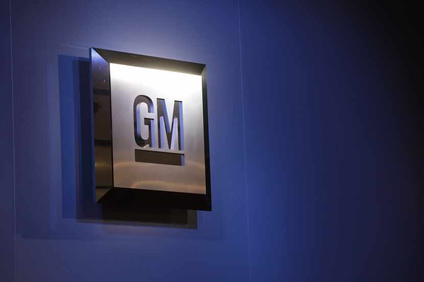 FILE - In this Jan. 12, 2009, file photo, the General Motors logo is seen on display at the...