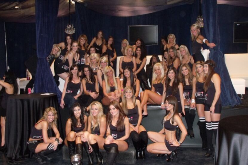 VIP hostesses and dancers who worked star-studded Super Bowl events for Capital A...