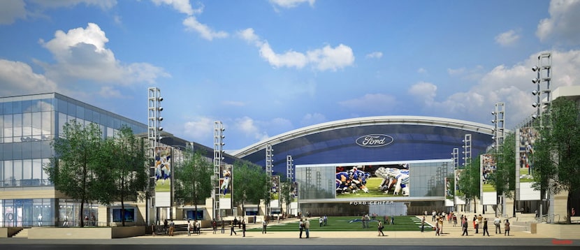 RENDERING WITH FORD NAMING RIGHTS, RELEASED TO MEDIA ON SEPT 11, 2015 --  Rendering of The...