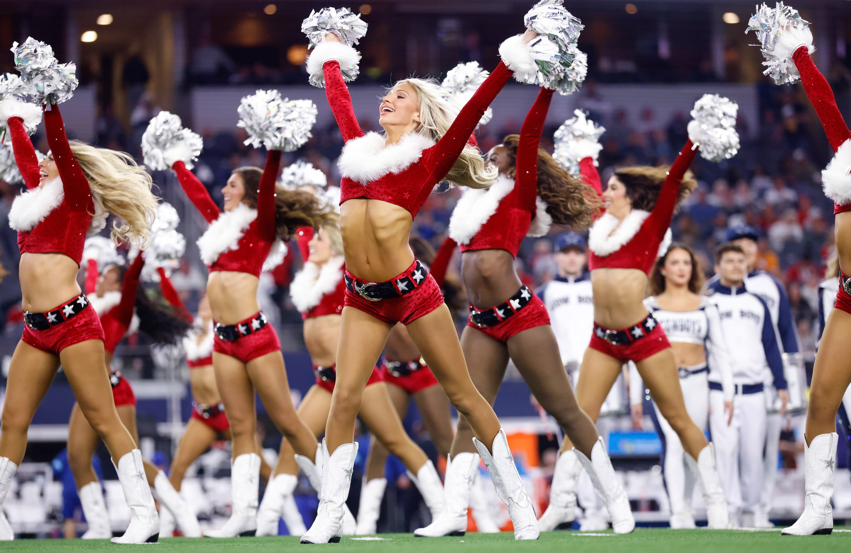 during the first half at AT&T Stadium in Arlington, December 22, 2024.