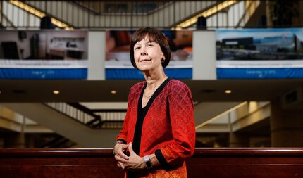 Bev Goulet, chief integration officer of American Airlines, at the company's headquarters in...