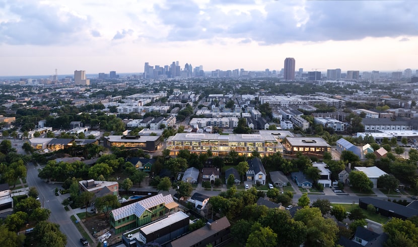 The Henderson Avenue development will include retail, dining and office space.