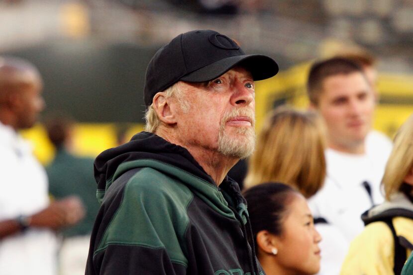 File--In this Oct 6, 2012, file photo, University of Oregon alum and Nike co-founder Phil...