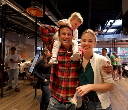 Black Sheep Coffee founder Gabriel Shohet, alongside his wife Kristiane and 18-month-old...