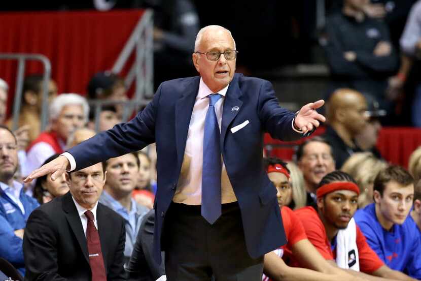FILE - JULY 8, 2016: It was reported that SMU coach Larry Brown is resigning July 8, 2016. ...