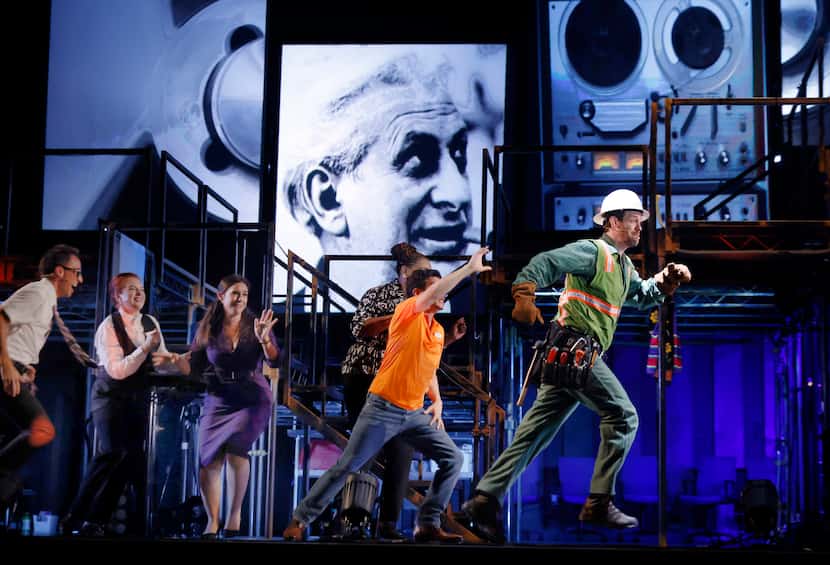 Dallas Theater Center's seven-member cast of "Working: A Musical" play a variety of...