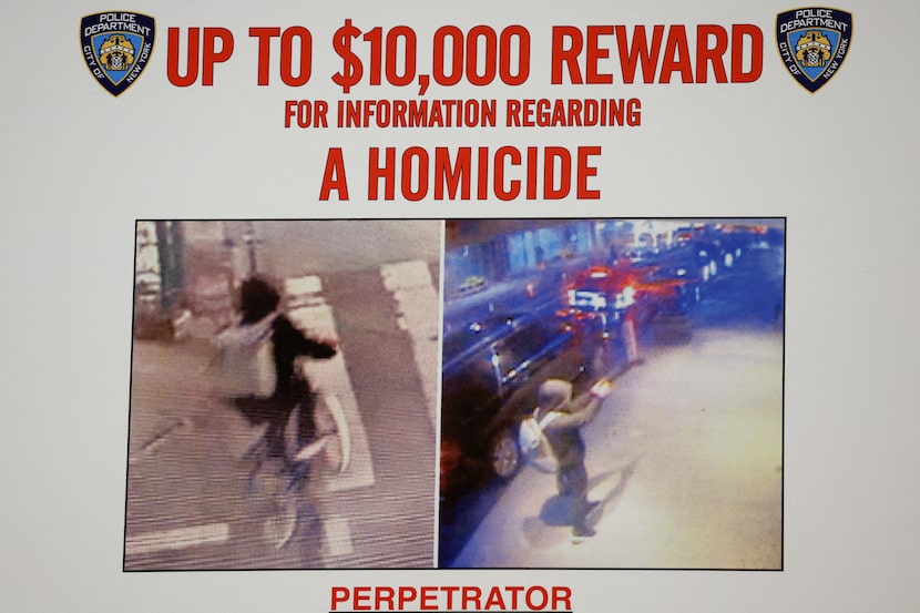 Security camera still images showing the shooter reportedly involved in killing of the CEO...