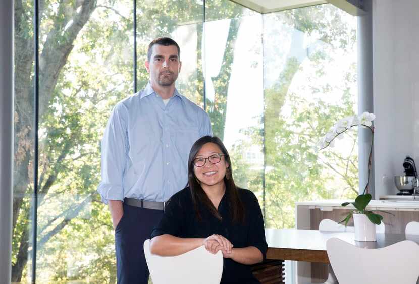 Homeowners  Jonathan Stevens and Shi Jin Lee will open their home for the AIA Dallas Home Tour.
