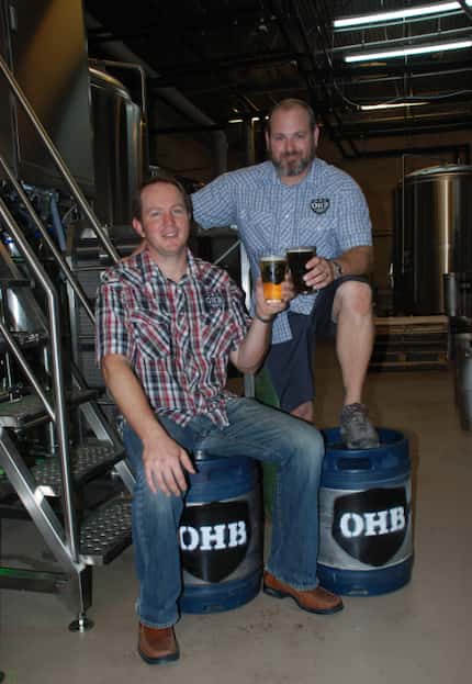 Derrin Williams and Brad Mall, founders of Oak Highlands Brewery.