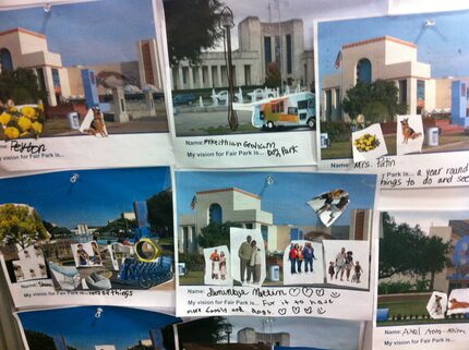  Some suggestions left at Reimagine Fair Park's booth over the weekend (Harry...