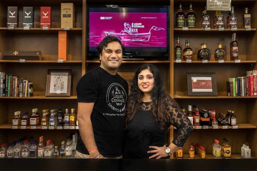 Divya and Ankit Jain are the owners of Liquid Courage Spirits and More, Plano's newest...
