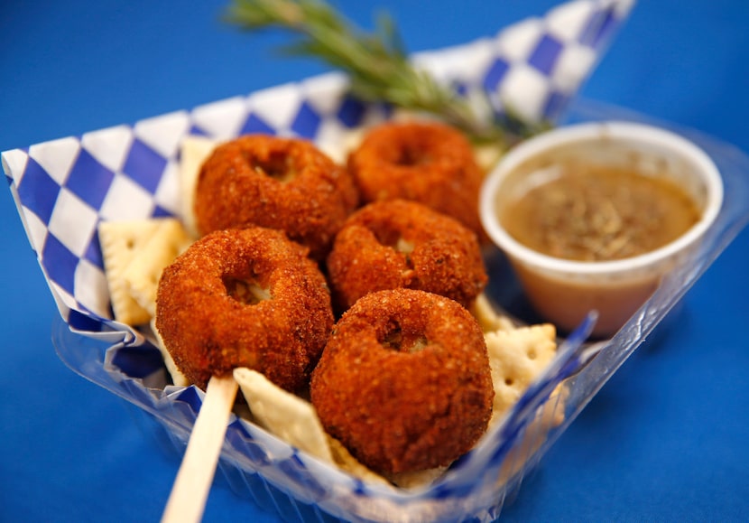 Deep-Fried Chicken Noodle Soup on a Stick by Sherry and Chris Howard