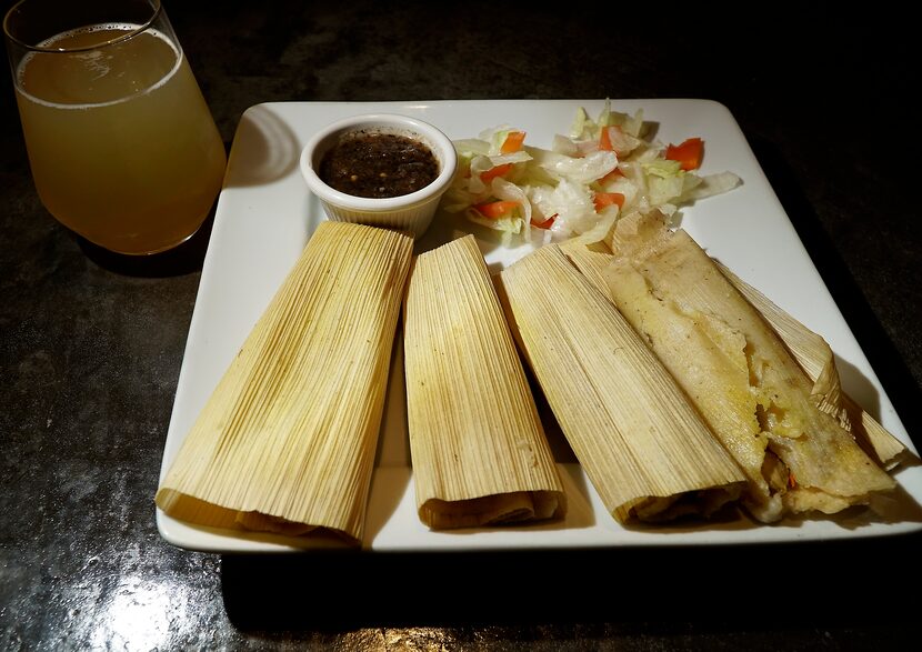 Mama's Tamales at Strangeways restaurant in Dallas