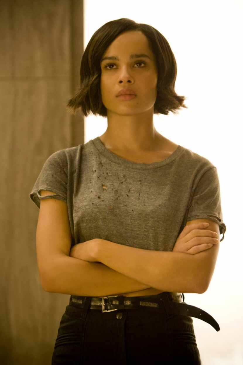 This photo provided by Lionsgate shows, Zoe Kravitz stars as Christina, in a scene from the...