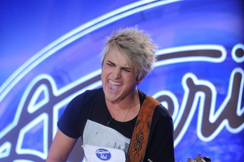 Dalton Rapattoni auditioned in Little Rock, just a man, that hair and his guitar. 