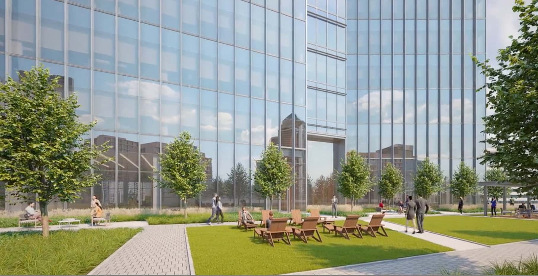 Field Street Tower would have a more than half-acre park on the 16th floor.