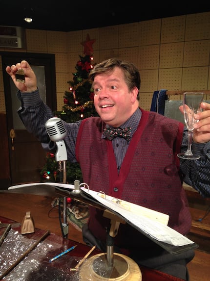 B.J. Cleveland stars in the one-man show, 'A Christmas Carol: The Radio Show' at Theatre Too...